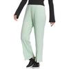 adidas Lounge Wide Leg Knit Joggers Women Bottoms Light-Green JJ3605