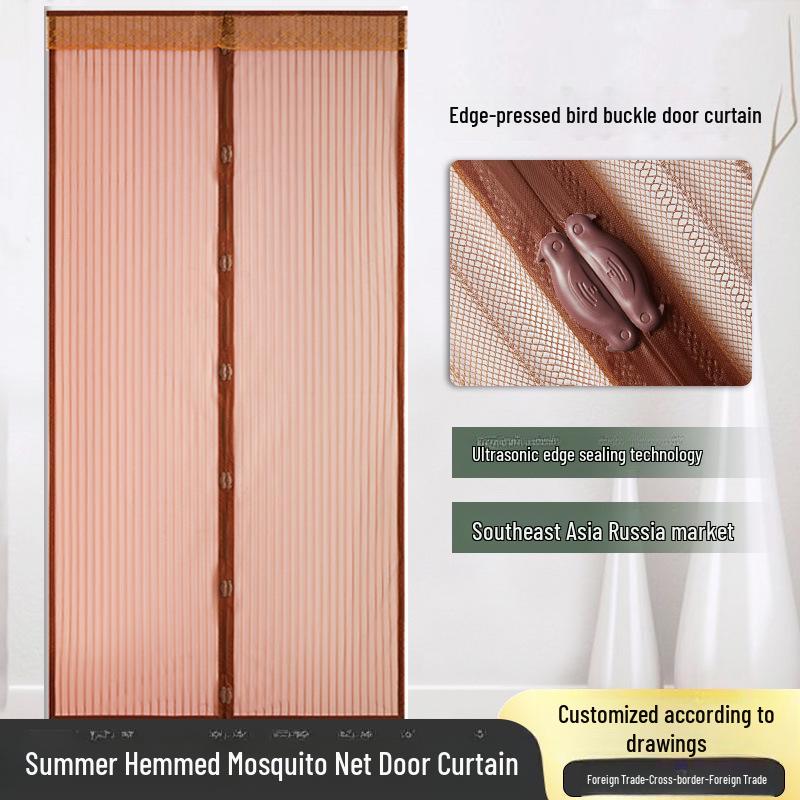Магнитная москитная штора для двери из Юго-Восточной Азии для использования летом