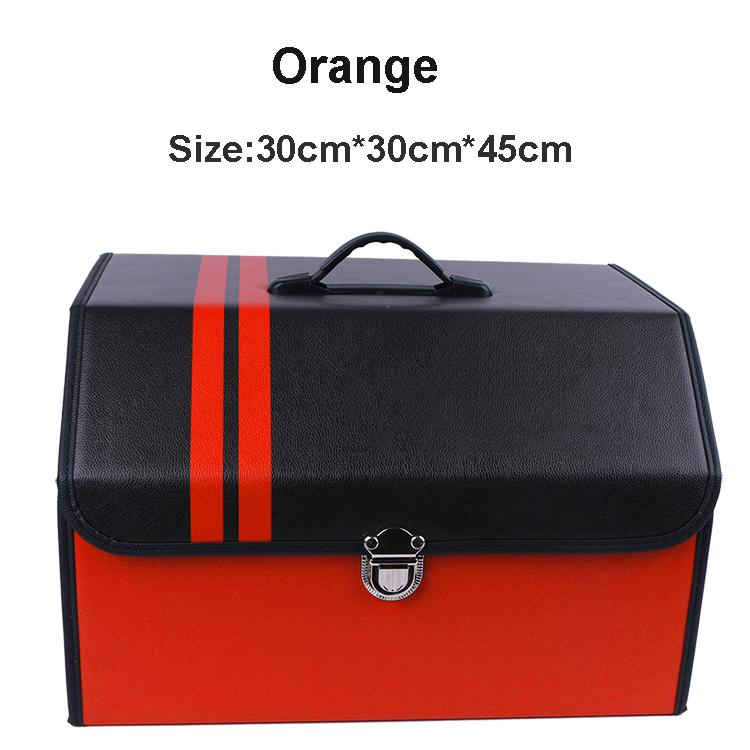 O SHI CAR Organizer Pu Leather Storage Bag Pp Board Складной органайзер в авто с индивидуальным логотипом Водонепроницаемое хранилище