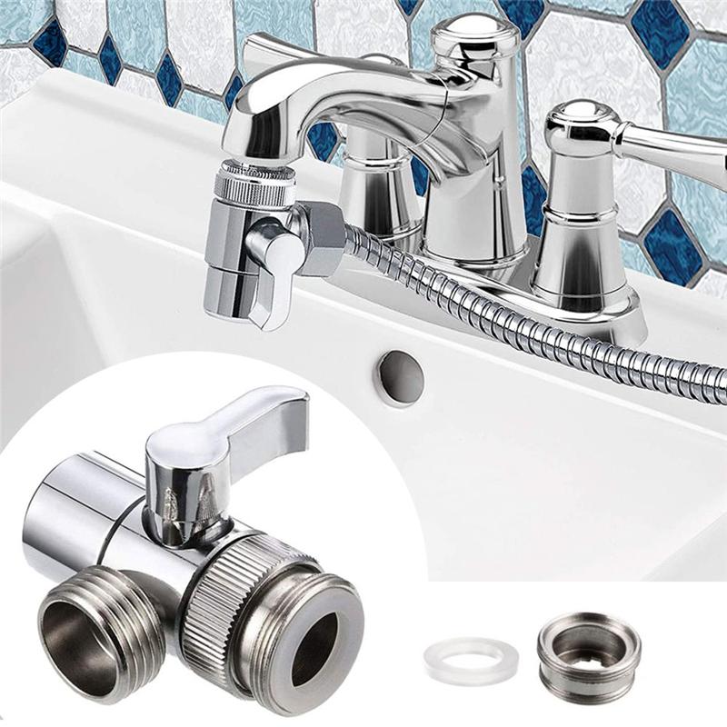 Water Tap Connector Switch Faucet Adapter Kitchen Sink Splitter Diverter Valve Bidet Shower Kichen Accessories