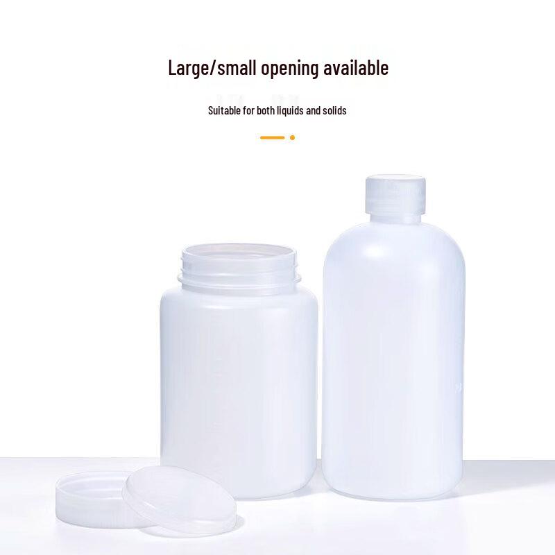 Пластиковые бутылки Schleiden из ПЭ с широким горлом для образцов (10-Pack)