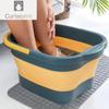 Складное ведро, ванна для педикюра, массажная ванна для ног, спа-тазик для ног, бытовая складная раковина, ведро для стирки автомобиля
