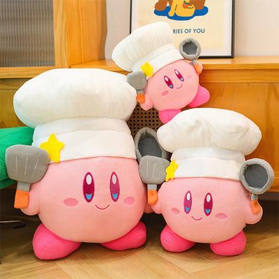 Новая Kawaii Плюшевая Игрушка Шеф-повар Кирби Большого Размера 35/70 см Большое Мягкое Животное Детский Подарок на День Рождения для Девочек Лучший Подарок Украшение для Комнаты