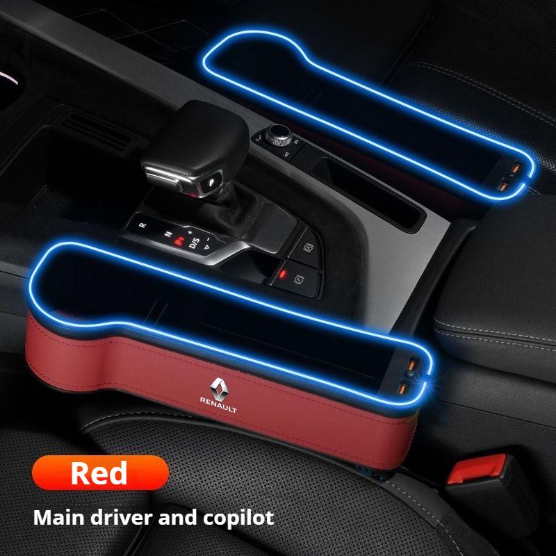 For Renault 2026 New Hub Caps Seat Side Storage Pocket for Car Seat Gap Filler Box For Renault Megane 2 3 Clio Scenic Duster Kap