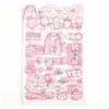 Cartoon Frosted Sticker Pink Flash Point Sticker Decorative Sticker Anime Stickers Diary Stickers