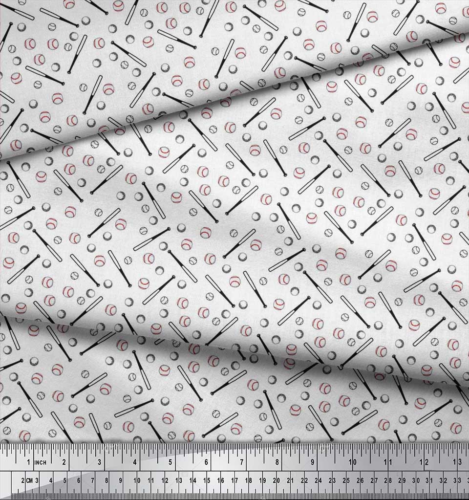 Soimoi Японский креп-сатин ткань бейсбольная спортивная ткань принты по метрам 42 дюйма