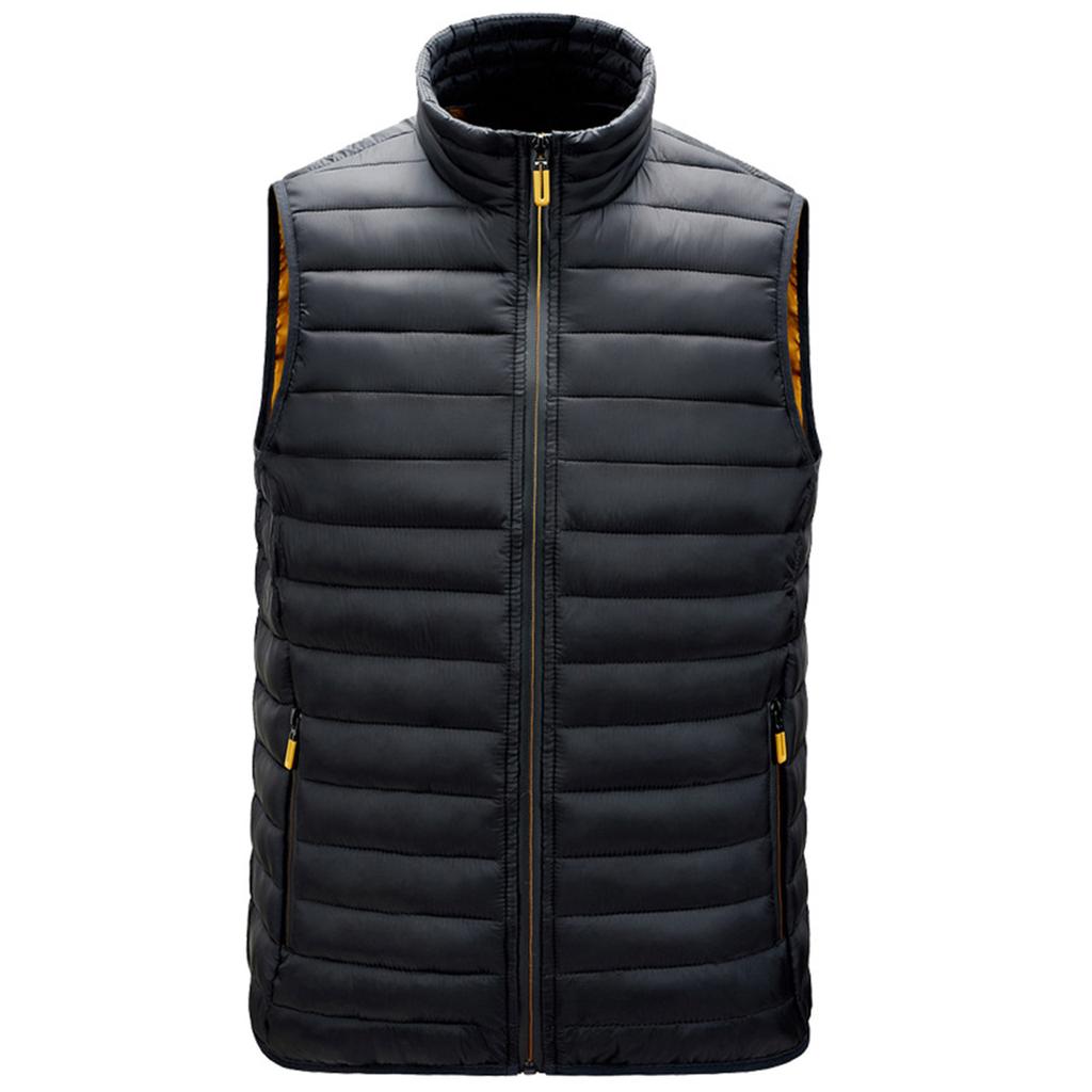 Casual Men'S Vest Men'S Loose Autumn And Winter Warm Down Cotton Vest Coat
