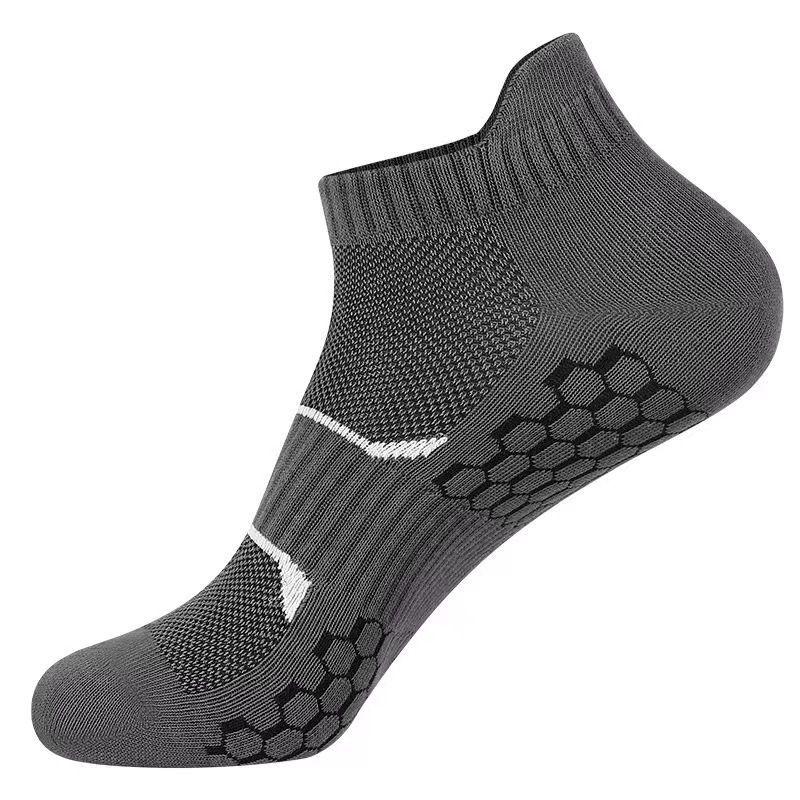 Men's Antibacterial Odor-Resistant Summer Boat Socks - Sweat-Absorbing, Breathable Short Mesh Sports Socks