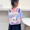 Elsa Cartoon 3d Hard Shell Double Shoulder Backpack Unicorn Schoolbag Waterproof