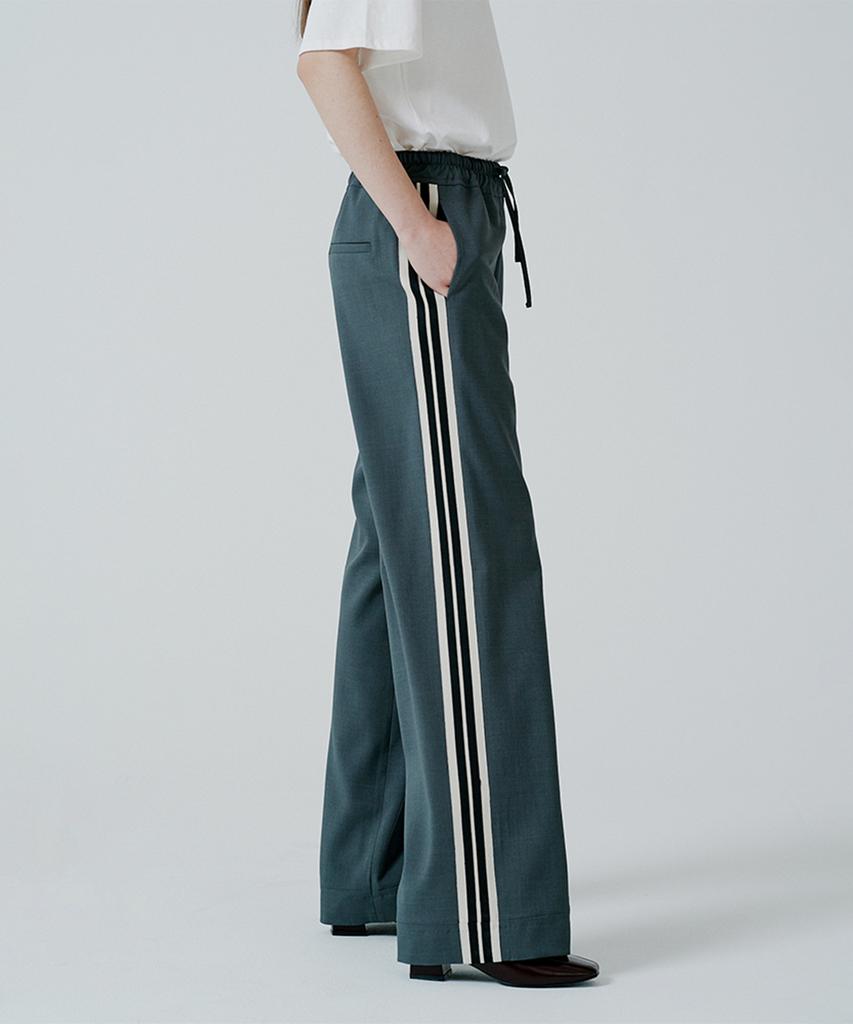 PINBLACK Track Line Straight Pants