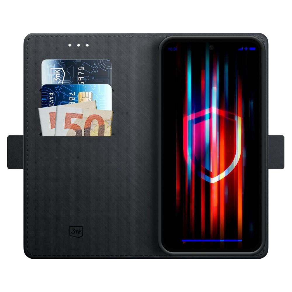 Etui z klapką do Samsung Galaxy S25 3MK Czarne