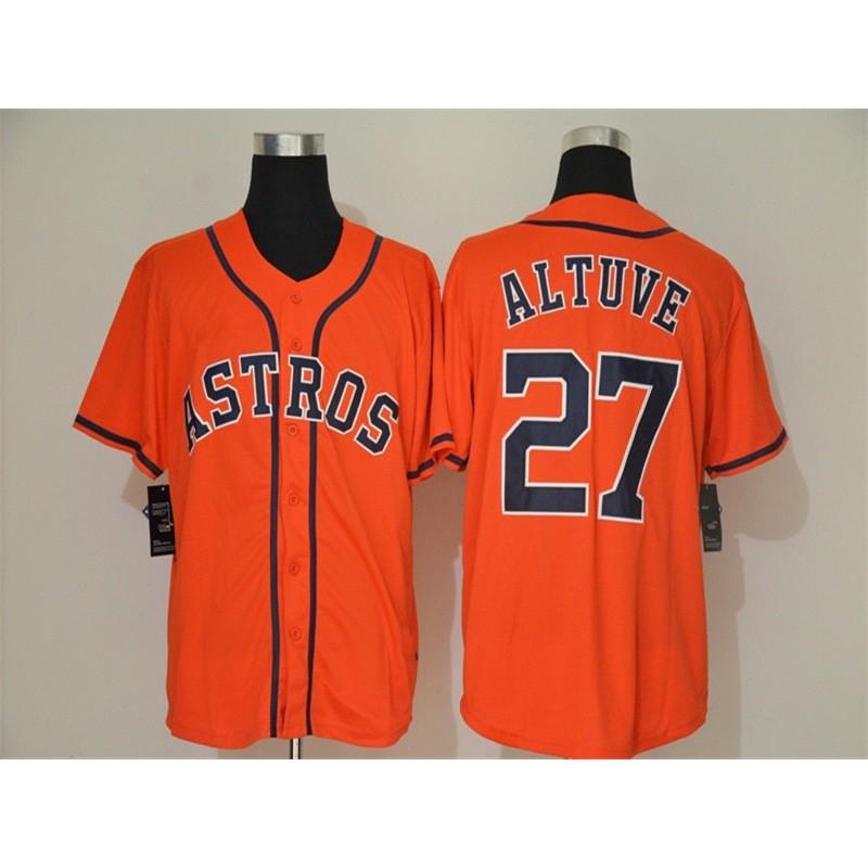 Houston Astros MLB Baseball Jersey Unisex Embroidered Sport Shirt Fans Wear
