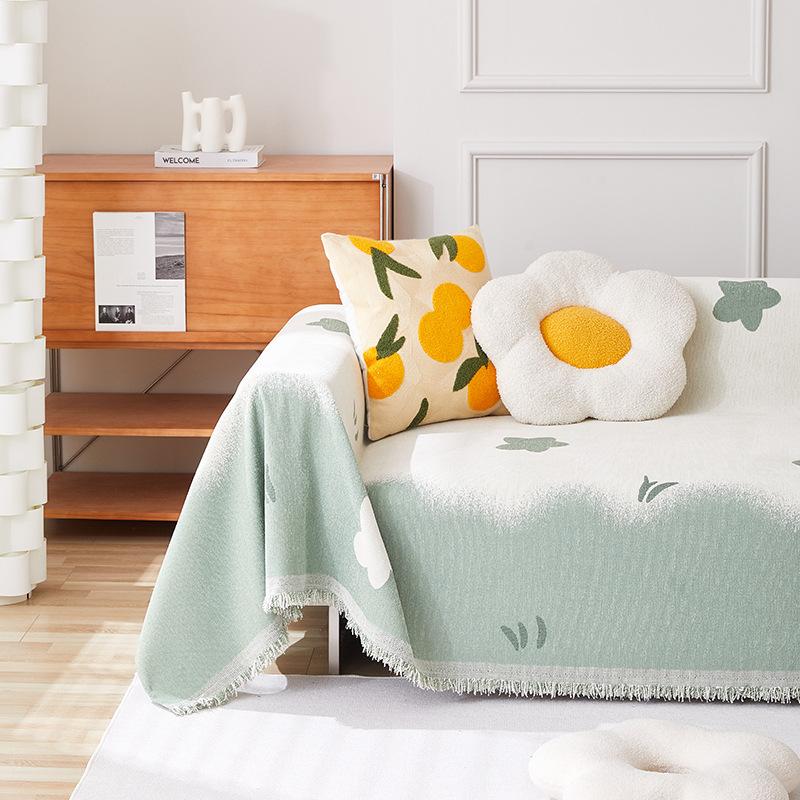 Полотенце для дивана с защитой от царапин, универсальная подушка, простой современный чехол для дивана, универсальный чехол для дивана Four Seasons, стиль Ins, ткань для чехла на спинку