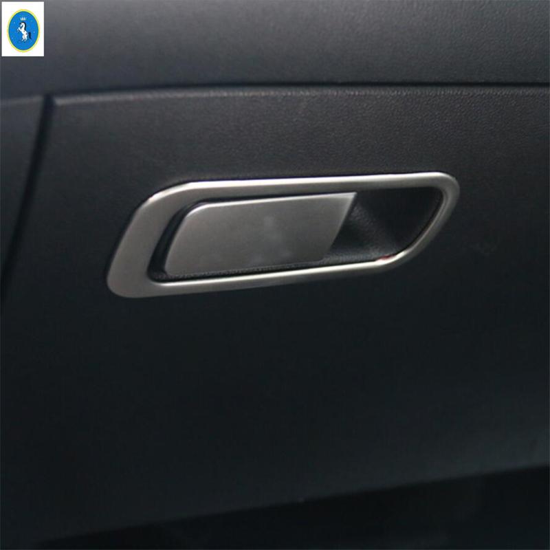 Stainless Steel Silver Auto Glove Box Sequin / Rear Air Outlet / Door Bowl Panel Accessories Cover Trim For MG 5 MG5