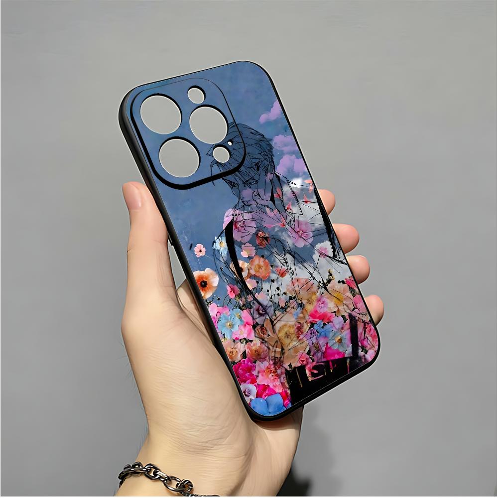 Чехол для телефона Kento T-Nanami J-Jujutsu K-Kaisen Для IPhone 16,15,14,13,12,11,XS,XR,X,8,7,Pro,Max,Plus,mini Силиконовый Черный Чехол