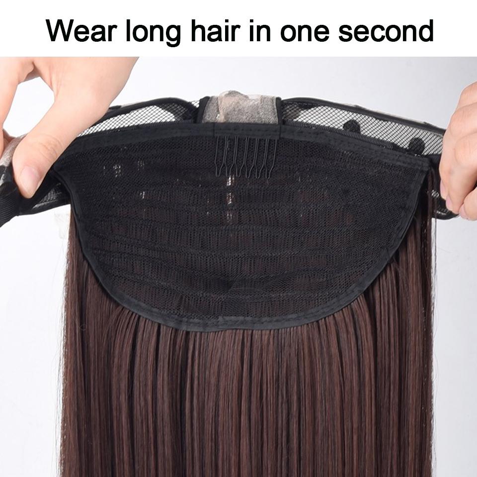 LUPU Headband Synthetic Headband Wigs Lolita Wig Clip In Hair Extensions for Women