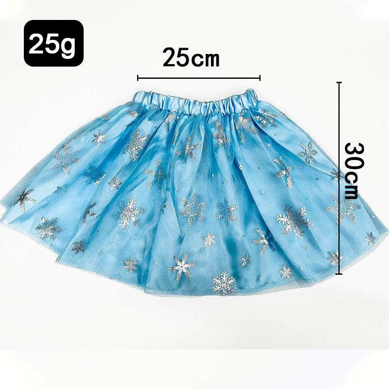 Праздничное платье принцессы для девочек - Модная рождественская сценическая юбка