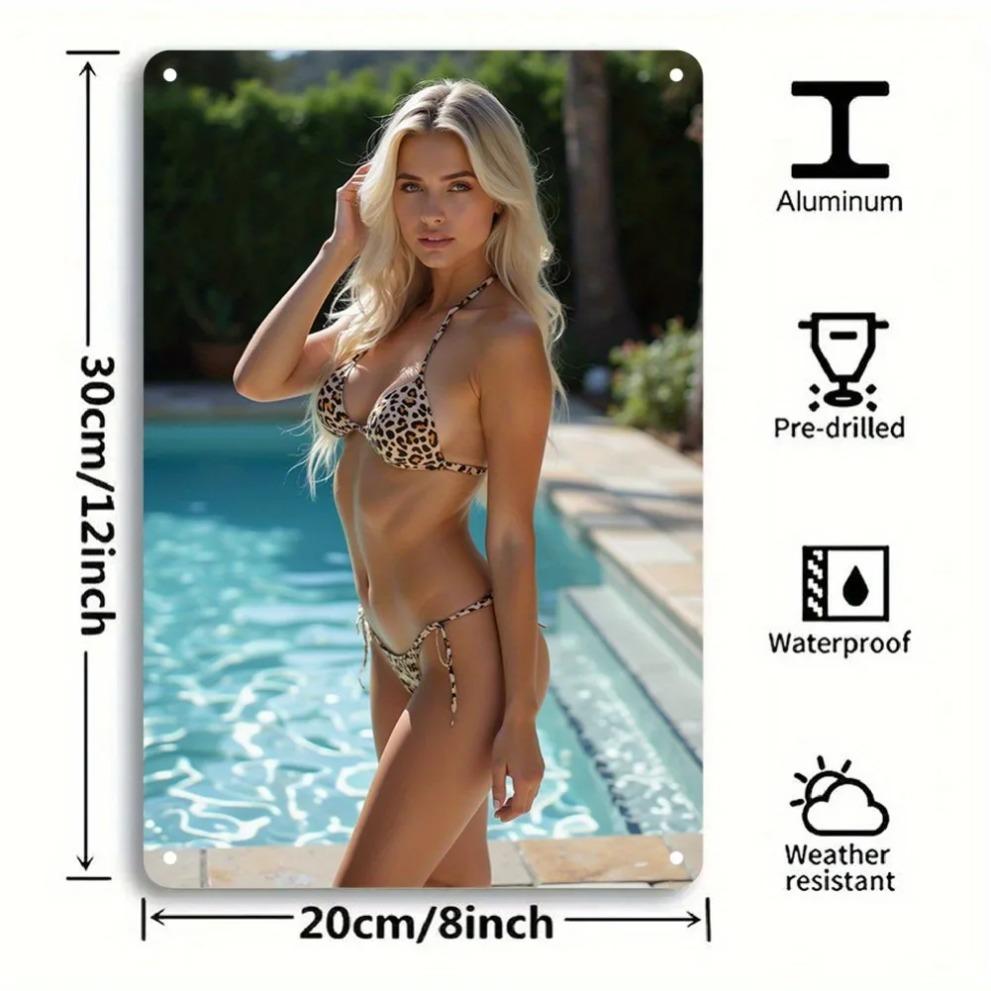 Винтажный алюминиевый настенный арт-постер, подарок для декора комнаты, 2D металлическое украшение для стены