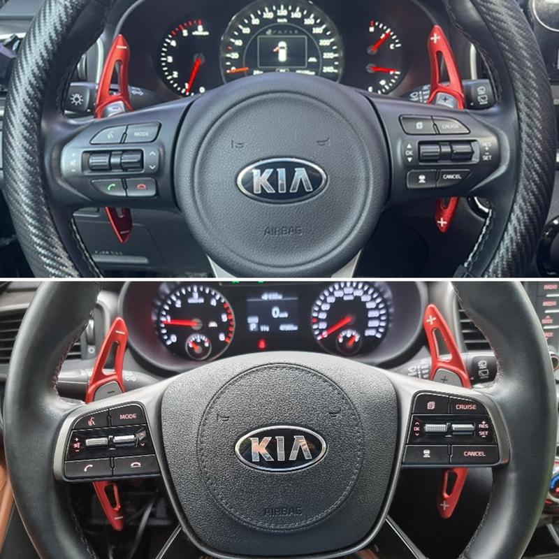 Подрулевые лепестки переключения передач для Kia Sorento 4 UM MQ4 GT-Line X-LINE Plug-In Hybrid 2016-2024 Наклейка-удлинитель на руль автомобиля