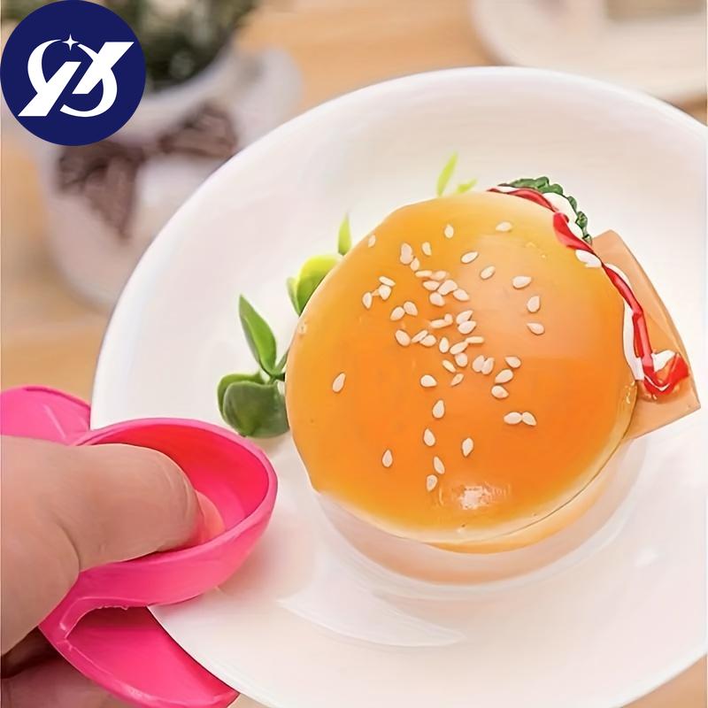 2 шт., силиконовый зажим для рук, силиконовый термостойкий палец, идеально подходит для кухни, перчатки против ожогов и щипцы для микроволновой печи, кухонные принадлежности