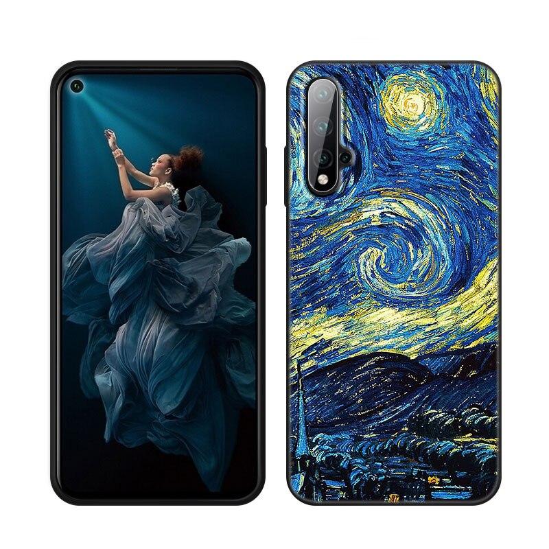 Чехол для телефона с изображением Ван Гога и звездного неба для Huawei Honor 60 50 Mate 40 30 20 10 Lite Nova 9 8 Pro 7 SE Y60 30S 8i 7i 5T Премиум-чехол