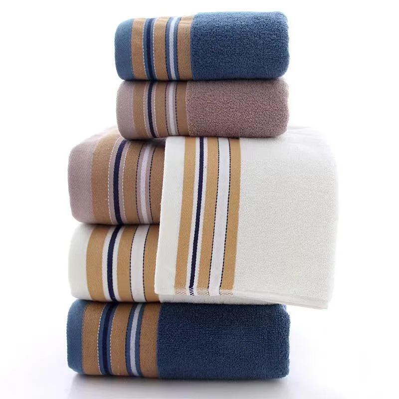 1PC Cotton Towel Soft Adult Face Wash Absorbent Household Hotel Travel Supply Thickened Bathroom Towel