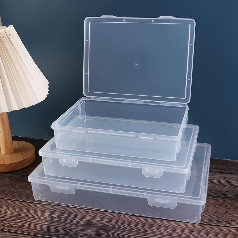 Wear-resistant Moisture-Proof Sorting Book Storage Box Desktop Organizer File Box Document Case