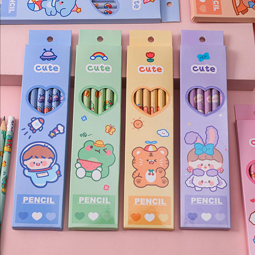 1 набор из 6 предметов Милый милый питомец HB канцелярские принадлежности школьные офисные принадлежности подарок ученику приз креативный кавайный карандаш