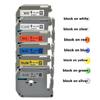 5Pcs Compatible Brother Label Tape Ribbon MK221 MK 221 MK621 MK121 MK521 MK421 for Brother P Touch PT70 PT80 Pth110 Printer