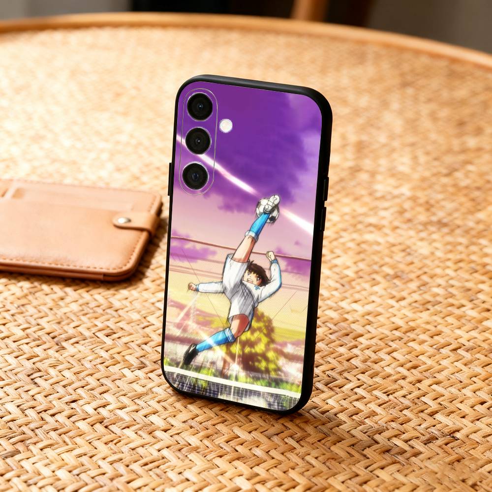 C-Comic C-Captain T-Tsubasas Phone Case For Samsung A73,72,71,53,52,51,22,91,80, Soft Black Cover