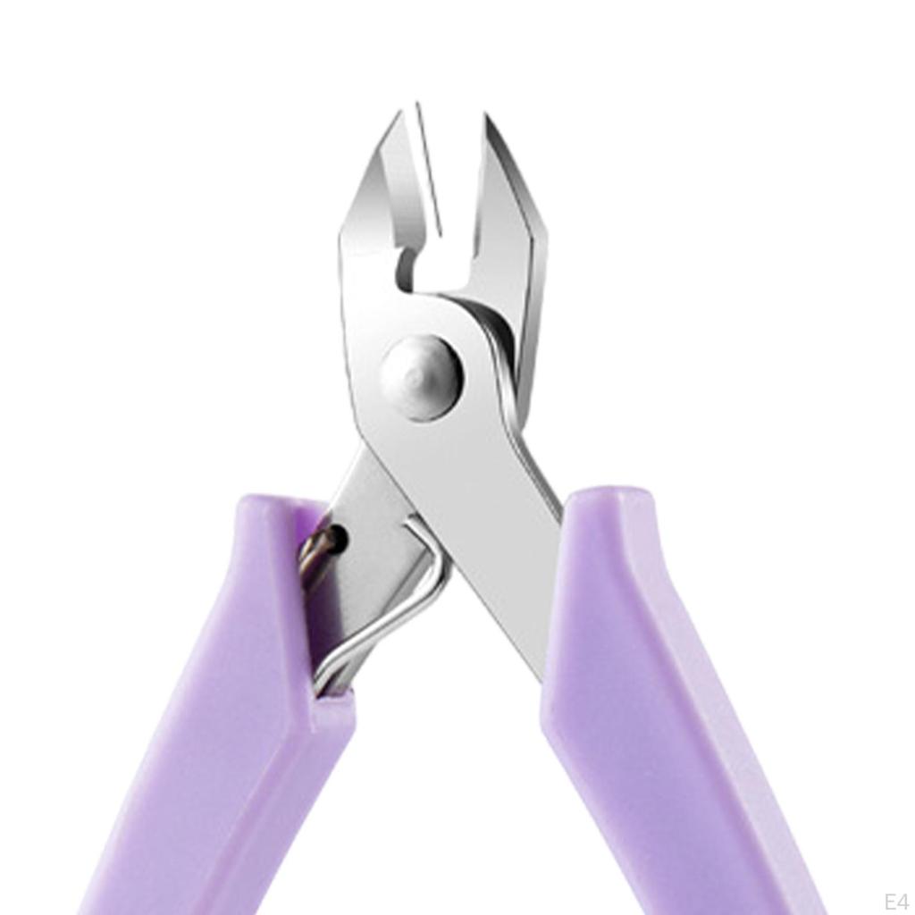 Multi-use Nail , Art Scissors, Rubber Handle, Cuticle Remover, Removal for Salon, Home,