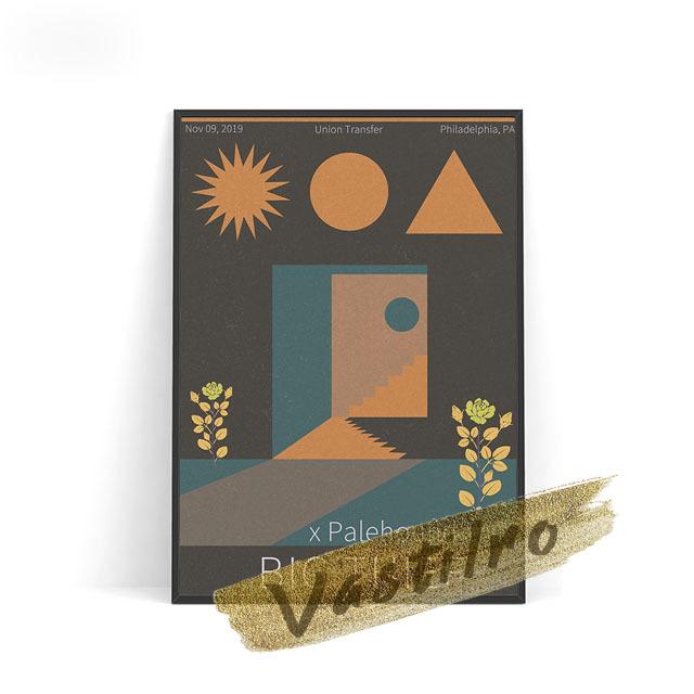 Рок-группа певец ретро постер популярная музыкальная звезда настенная живопись на холсте