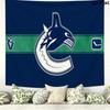 Vancouver Canucks Wall Tapestry Aesthetic Wall Hanging Printed Fabric Blanket Decorative Tapestries for Bedroom Living Room Home Decor