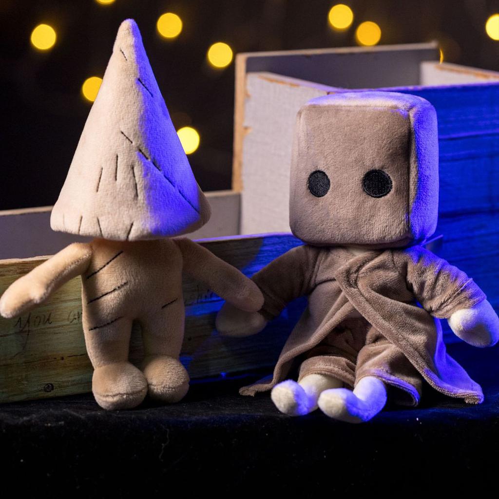 Игрушка-плюш из игры Little Nightmares 2, Человек-коробка, 30 см, Кукла Маленькая Шесть, Человек-коробка