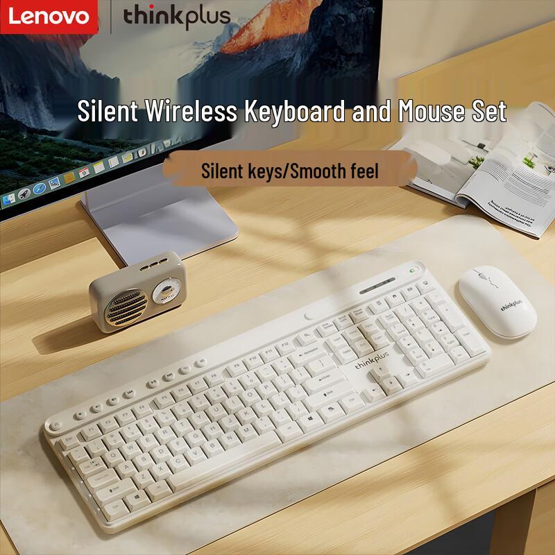 Lenovo Беспроводная бесшумная клавиатура ThinkPlus