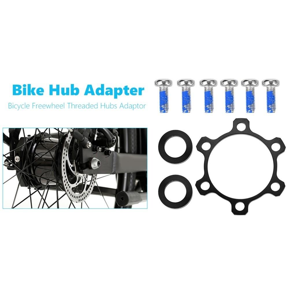 1 Set Lightweight Hub Conversion Adapter Easy Installation Bike Hub Adapter Bike Upgrading