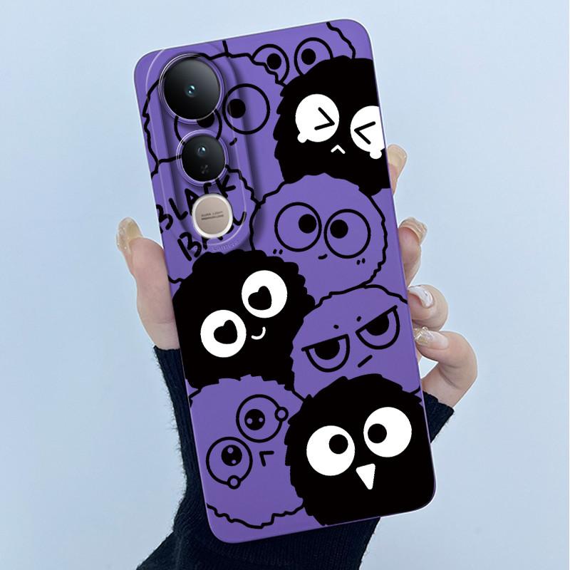 For Vivo V50 Lite Case Lovely Phone Shell Soft Liquid Silicone Back Cover For Vivo V 50 Lite Full Protection Shockproof Bumper