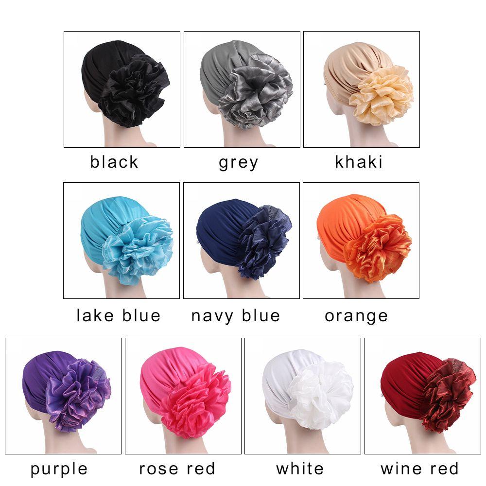 New Headwear Turban Head Wrap Hair Care Loss Cap Cancer Chemo Hijab Muslim Turban Hat