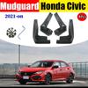 Car Accessories Auto Styline Mudflaps FOR Honda Civic  Mudguards Fender Mud Flap Guard Splash Guards Front Rear 4pcs