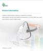 Полнолицевая маска FM1A F1A с головным убором S/M/L в наличии, подходит для CPAP-аппарата, маска для сна