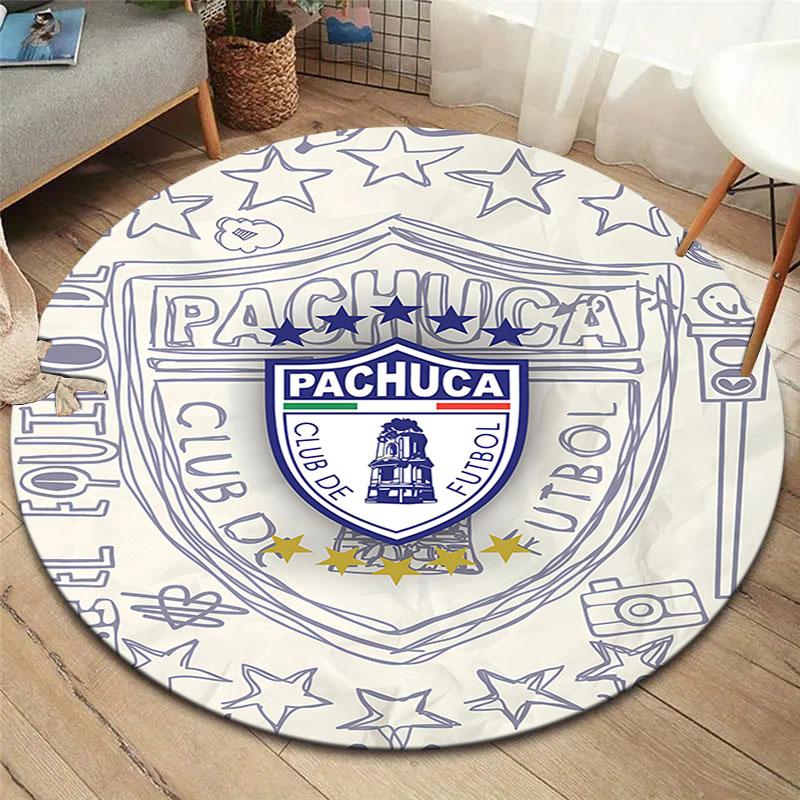 C.F. Pachuca Round Area Rug,Carpet Rug for Living Room Bedroom Sofa Playroom Decor,Non-slip Floor Mat
