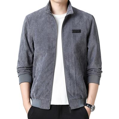 Вельветовая простая осенняя куртка Joker, молодежное мужское повседневное пальто в стиле ретро