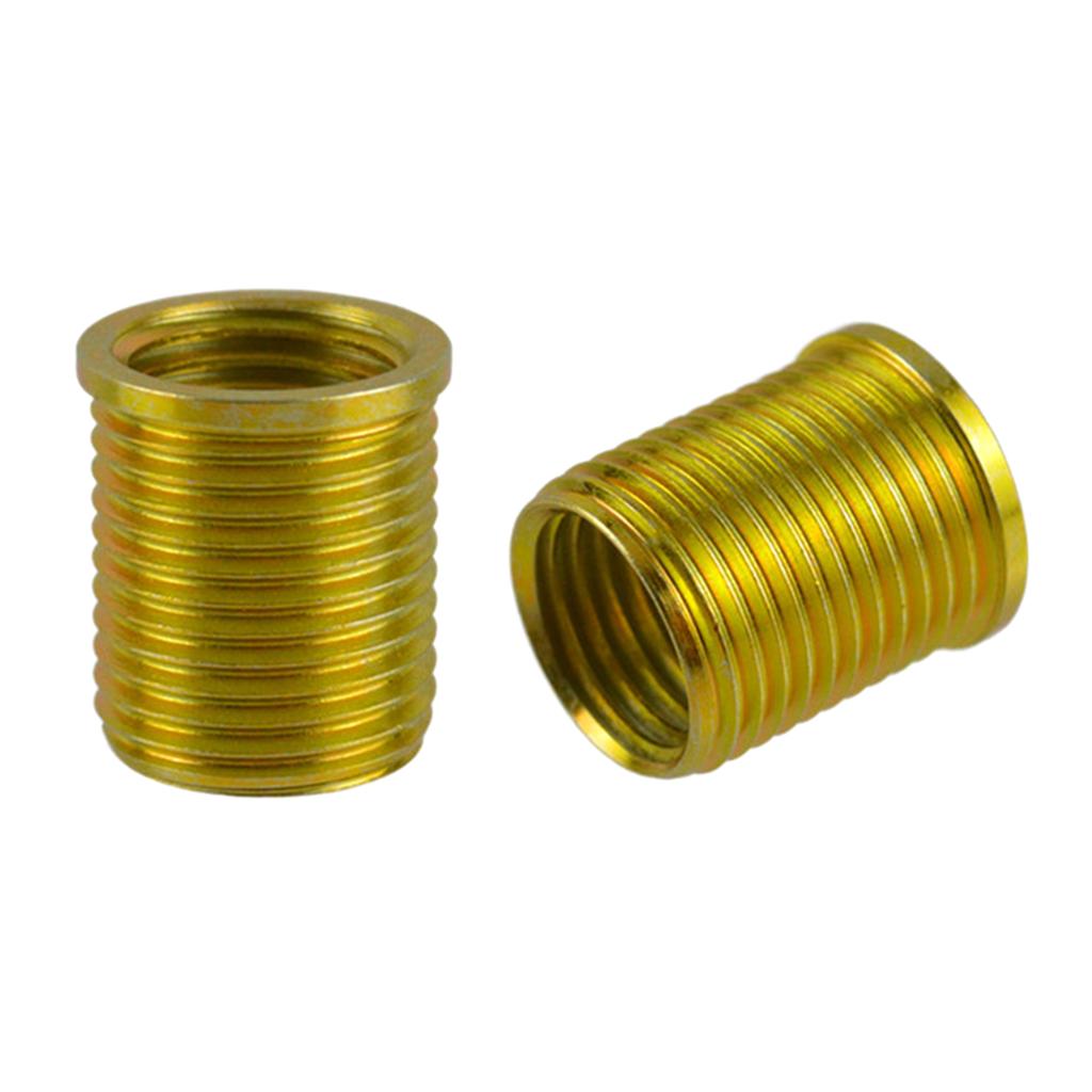 Комплект для ремонта резьбы свечей зажигания, инструмент для восстановления резьбы головки блока цилиндров 15 мм для бензиновых двигателей, вставки M12x1,25, комплект для ремонта бензиновых двигателей