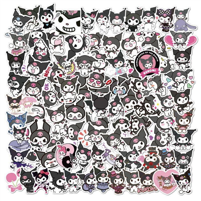 100pcs Kuromi My Melody Stickers Cute Waterproof Kawaii Decals For Luggage And More