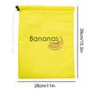 1pc Storage Bag for Banana Lettuce Thermal Insulation Shockproof Freshs Keeping With Pockets Drawstring Reusable
