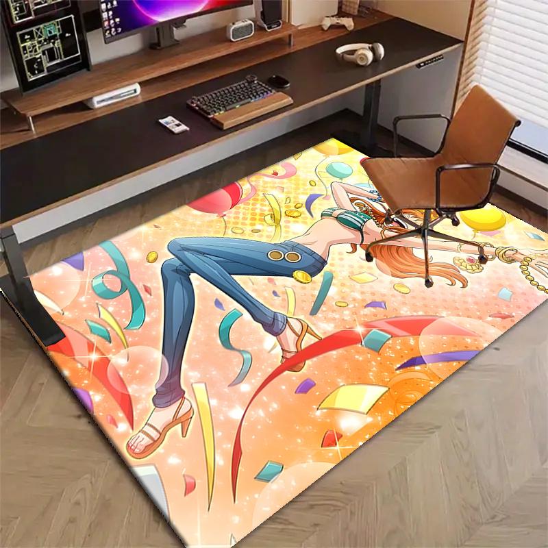 N-Nami1Printed Area Rug Carpet for Bedroom Living Room Home Decor Rugs Mat Non Slip Mat Rug for Bedside