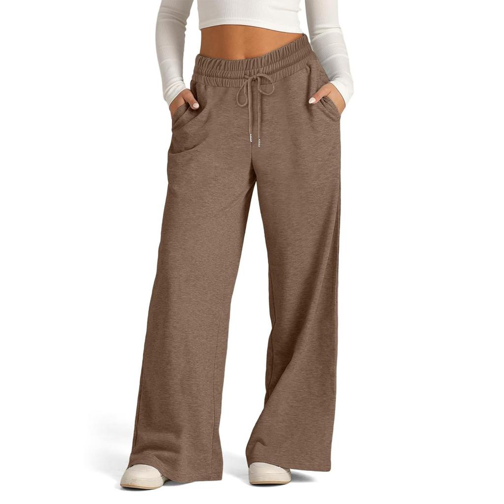 Women's High Waisted Wide Leg Sweatpants Casual Yoga Jogger Pants