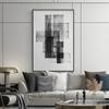 Black and White Abstract Wall Art Decoration Mural Nordic Minimalist Style Poster Canvas Painting for Modern Home Porch Decor