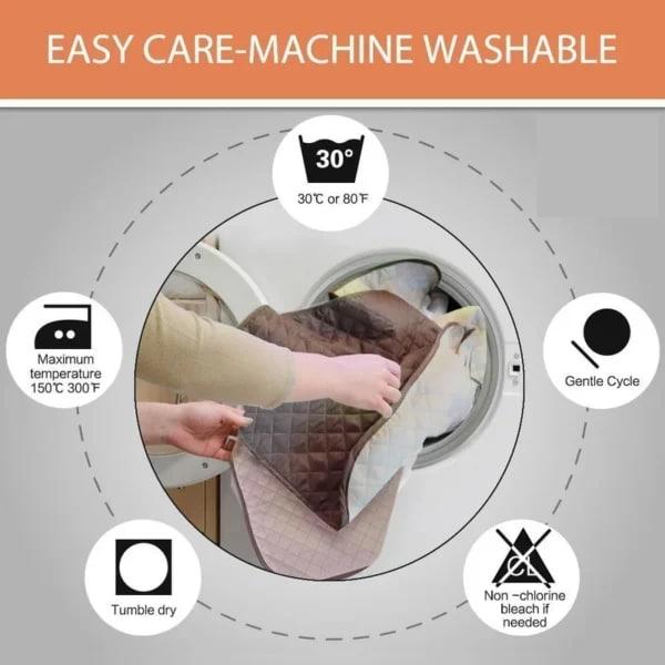 Waterproof Recliner Chair Cover Anti Slip Pet and Kid Friendly Sofa Protector Washable Armchair Furniture Mat