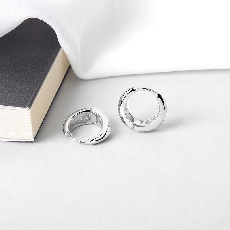 Геометрические серьги-кольца в корейском стиле: Элегантные, Универсальные Украшения для Ушей для Женщин и Студенток